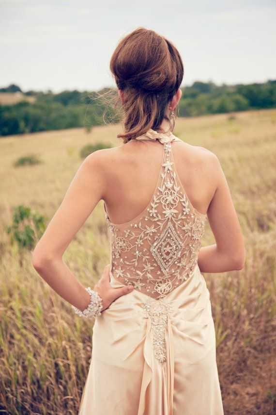 beaded wedding dress