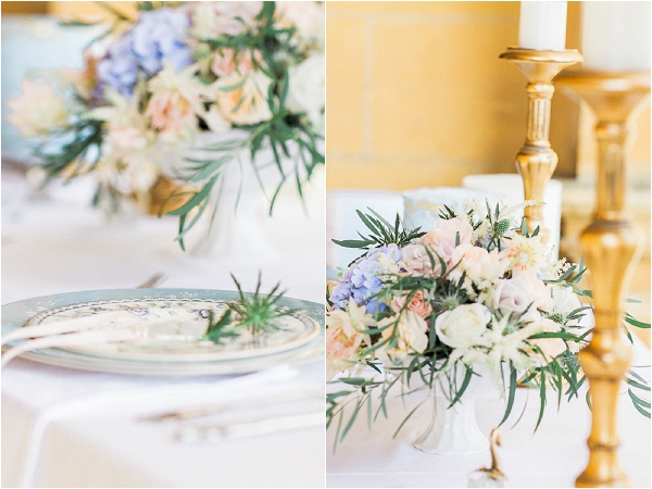 pastel wedding table ideas