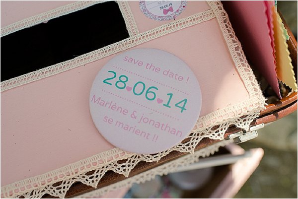 save the date badges