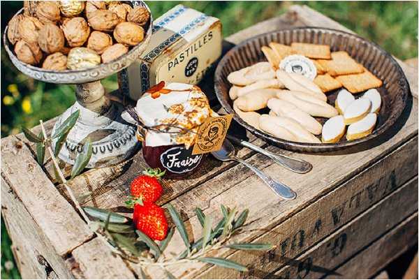 French breads and jams