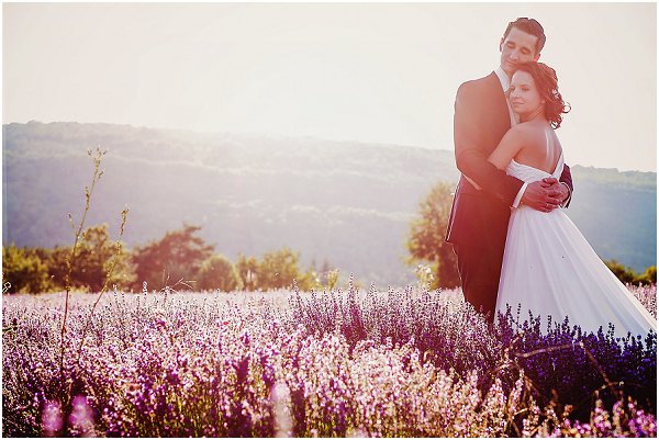 get married in a lavender field