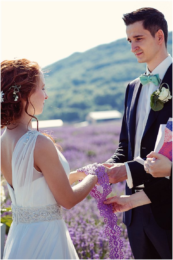 lavender field wedding in Provence