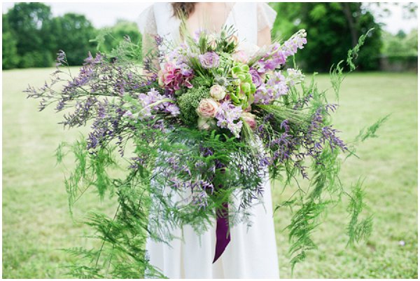 Rustic and wild wedding bouquet