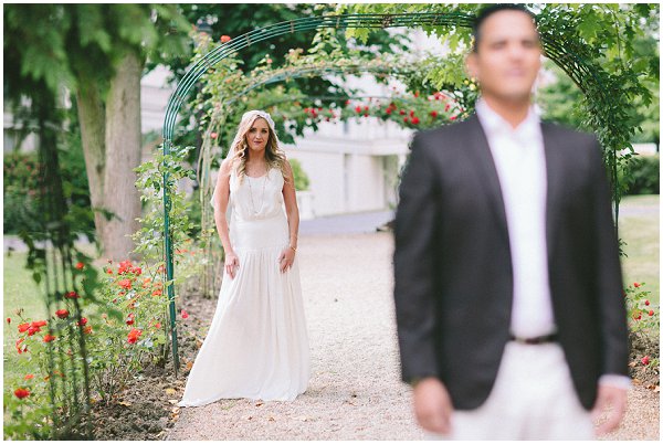 first look on elopement