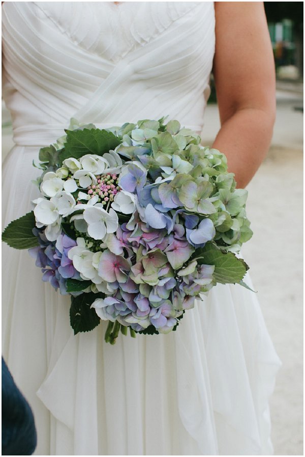 hydrangea bridal bouquet