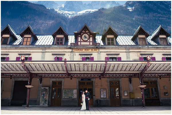 Military Destination Wedding in Chamonix France