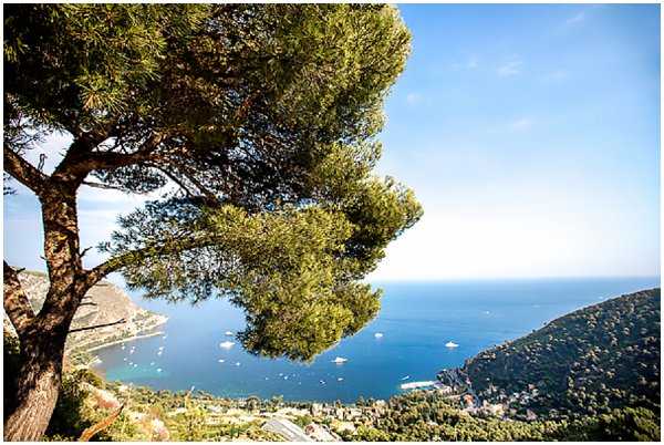 French Riviera coastline