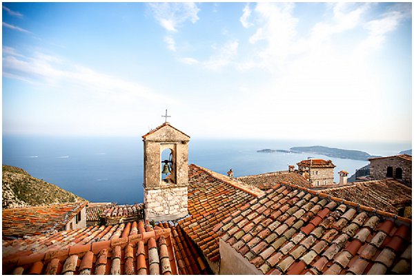 beautiful rooftops on French Riviera