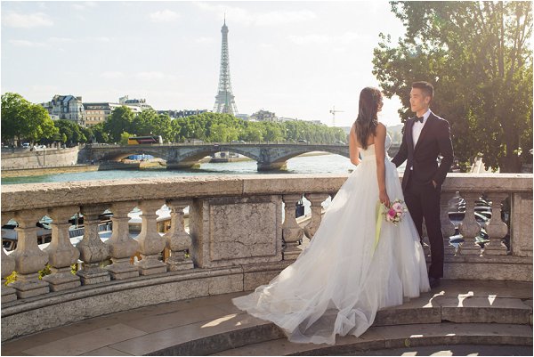 romantic wedding in Paris
