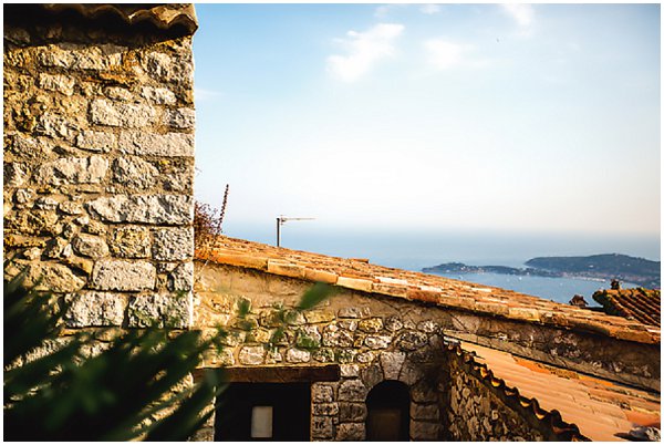 rooftop view of Eze village