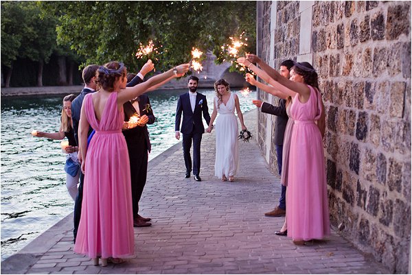 sparklers at weddings