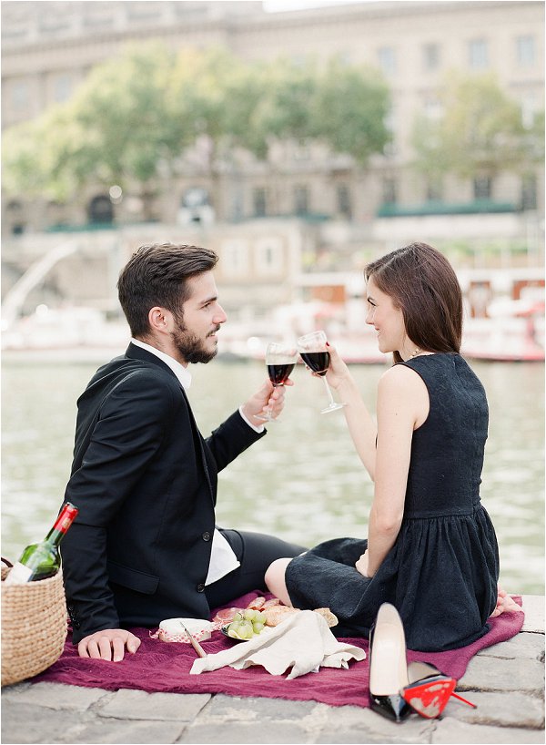 Anniversary picnic in Paris