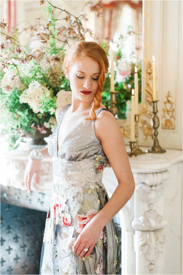 Claire Pettibone floral dress