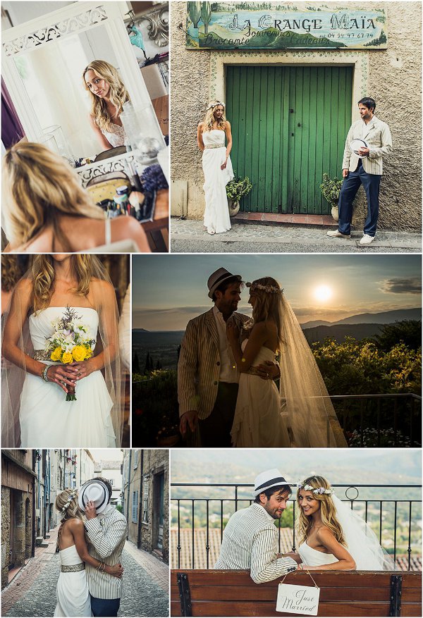 Intimate wedding in Provence snapshot