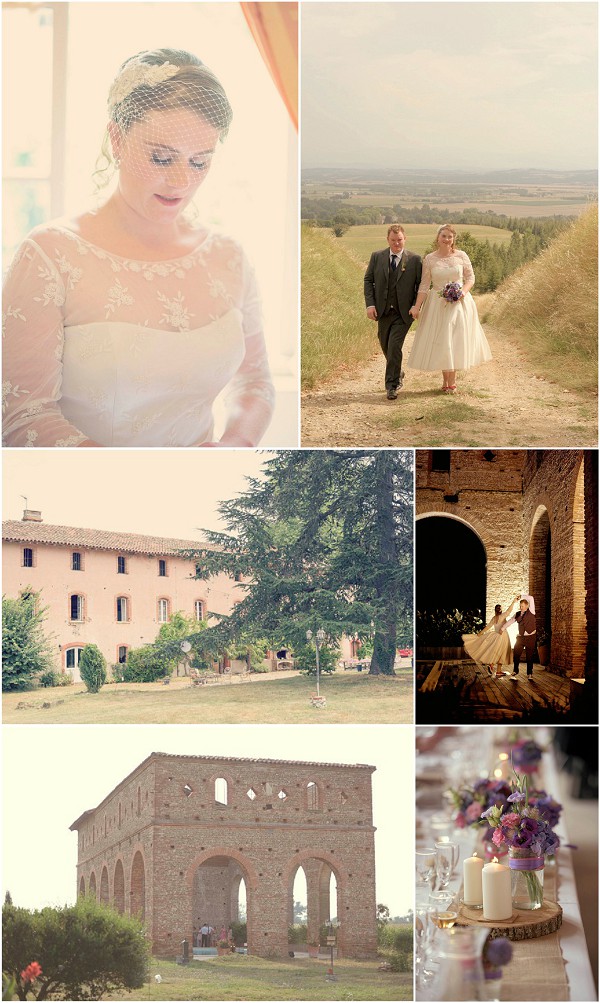 Laura & James got Married in South West of France Snapshot