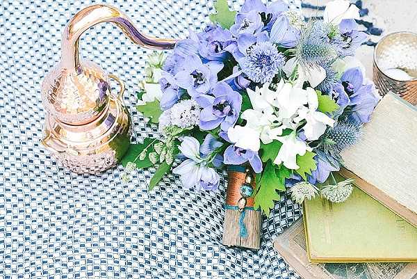 Pretty blue bouquet inspiration