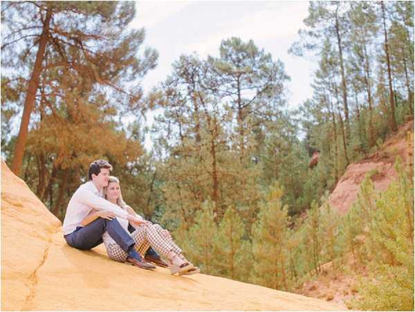 engagement session in nature