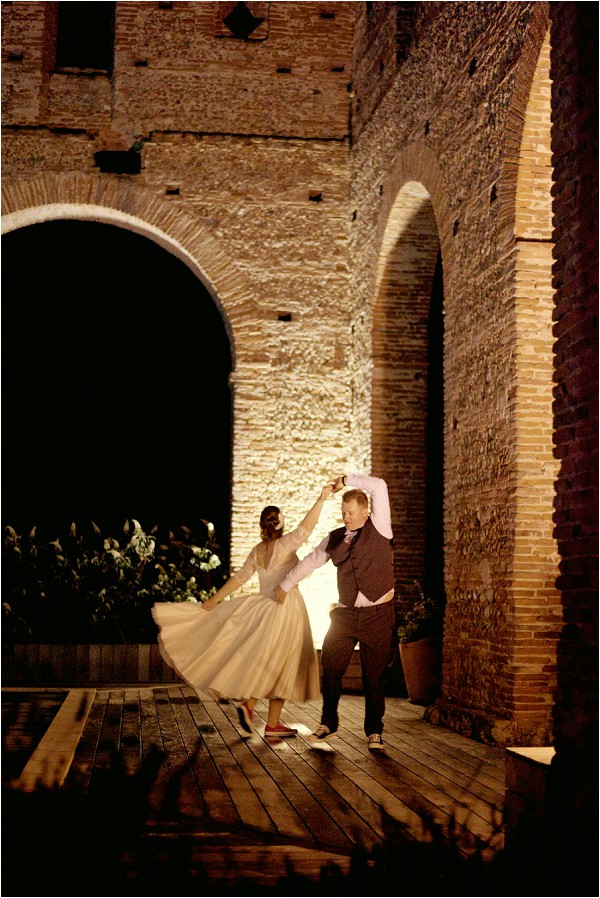 first dance in Abbey ruins in France