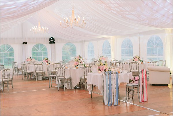 how to style a marquee wedding