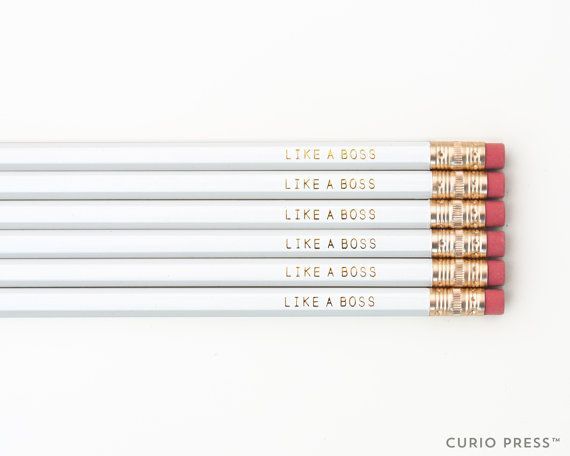 like a boss pencils