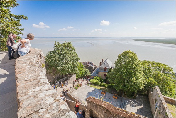 view from Mont St Michel