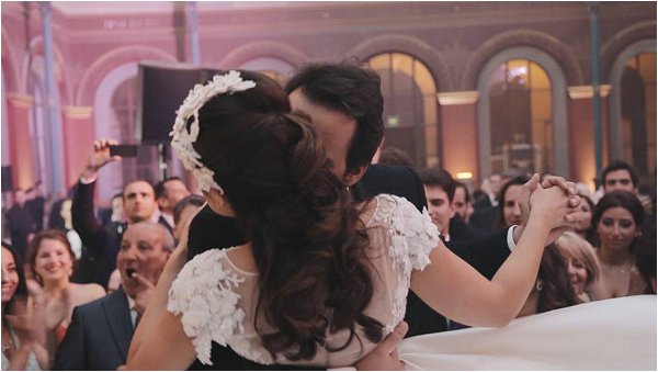 Bride and Groom share their first dance in Lavish Jewish Wedding