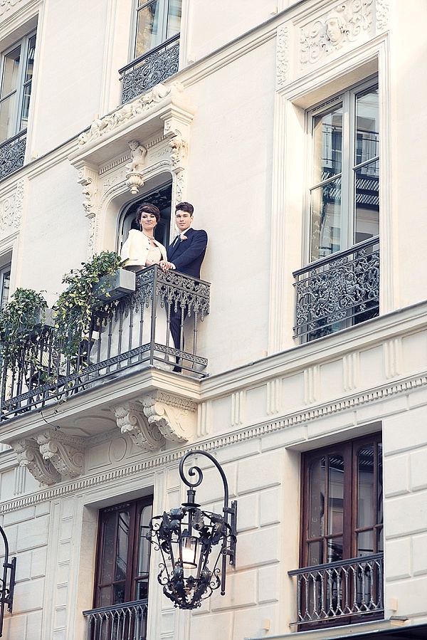 Romantic Paris elopement