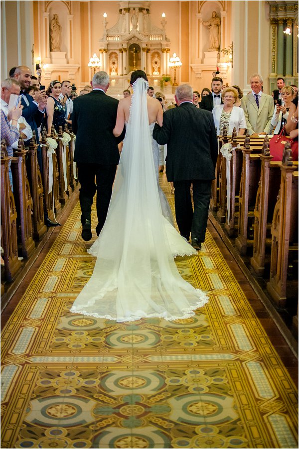 Cathedral length wedding veil
