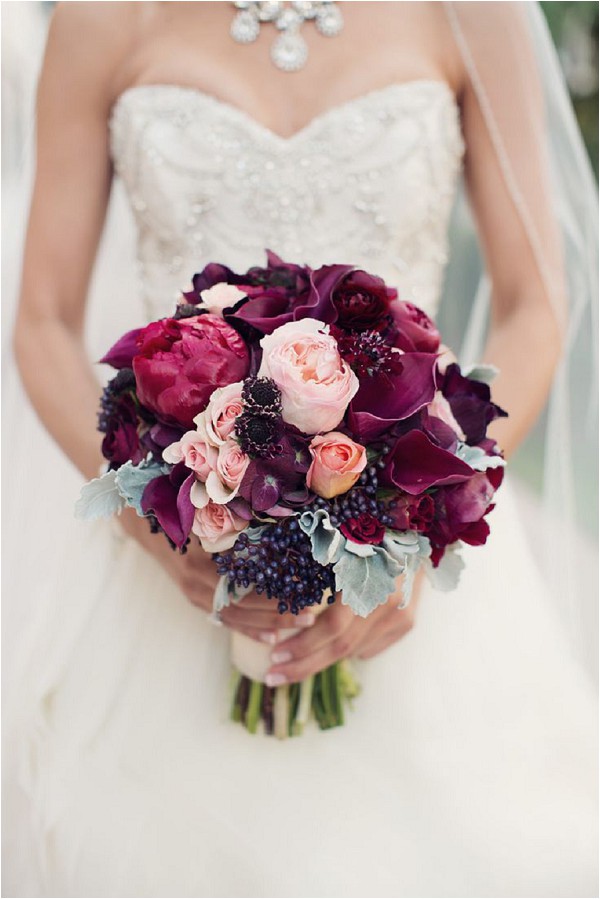 blackberry bridal bouquet - Joshua Aull Photography