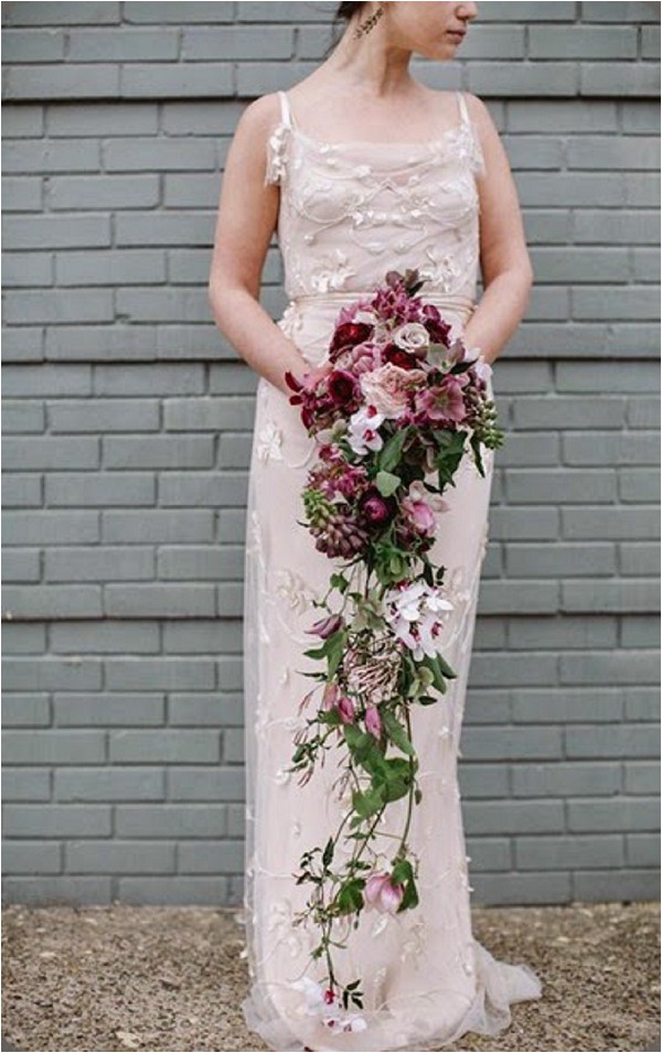 cascading bridal bouquet - Love Me Do Photography