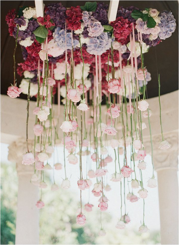 hanging wedding flowers