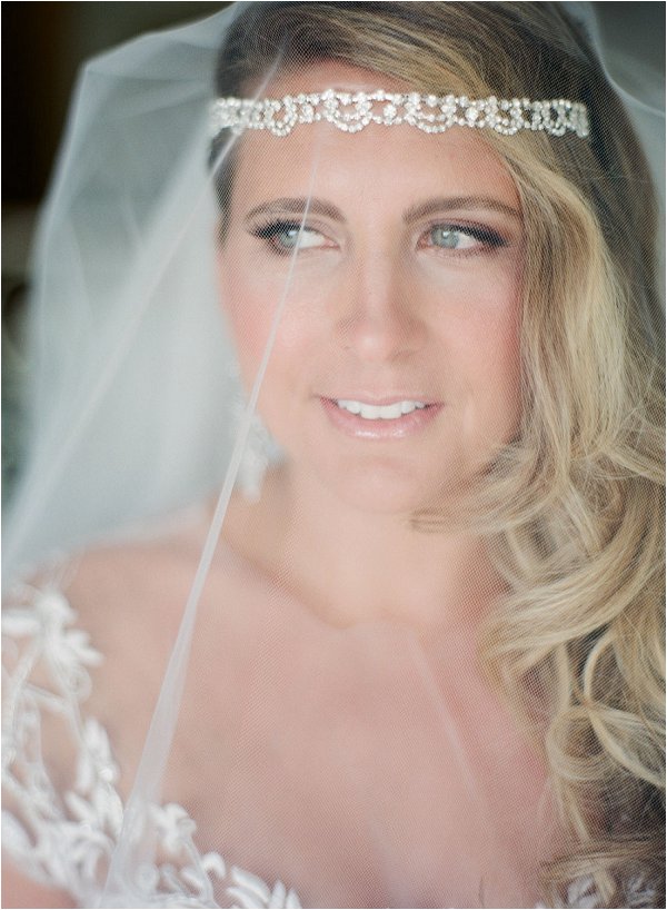 natural looking bridal makeup with headband