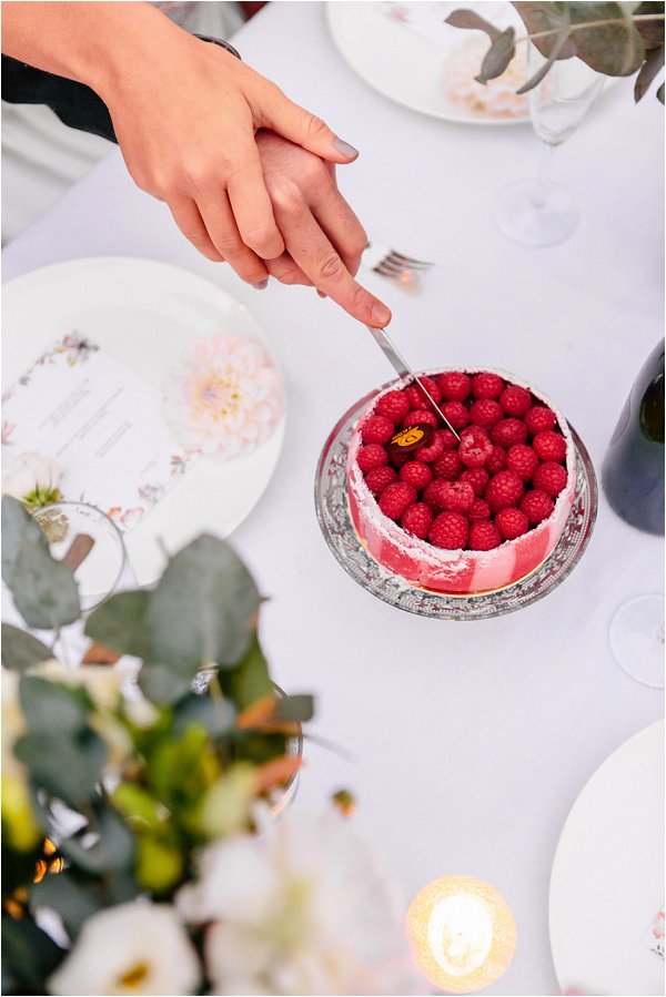 small French wedding cake
