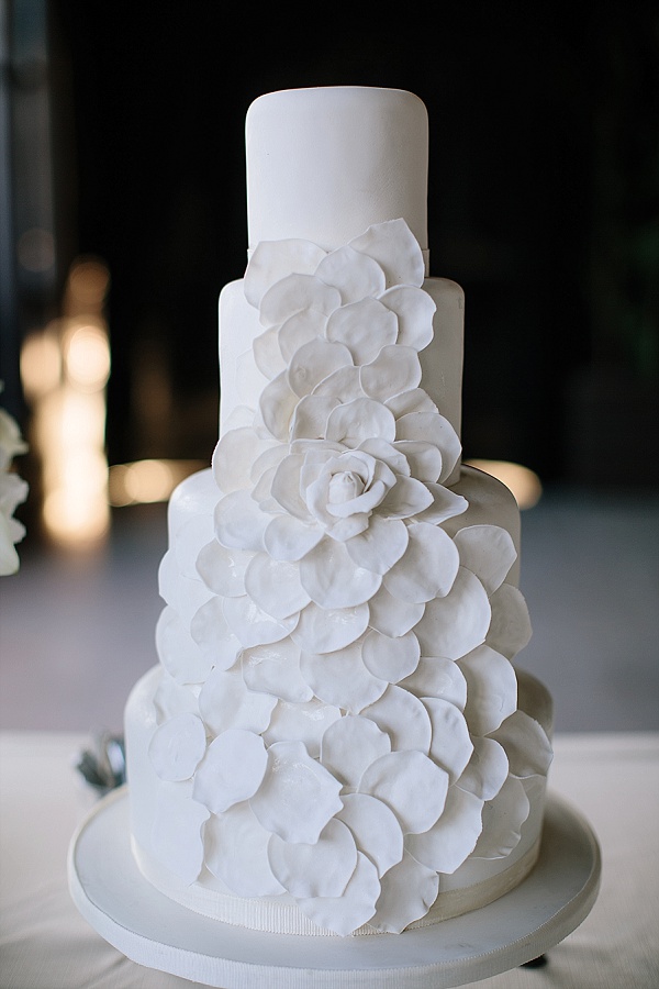 Beautiful modern wedding cake