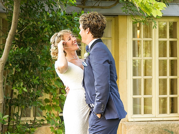 Outdoor relaxed french wedding