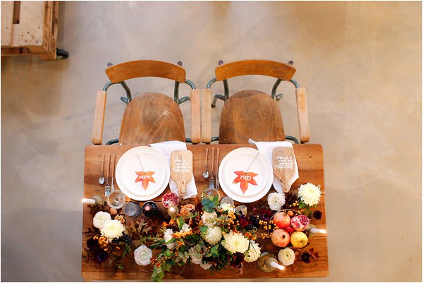 fall Wedding table ideas