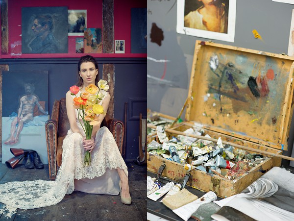 Chagall & bohemian-inspired style shoot