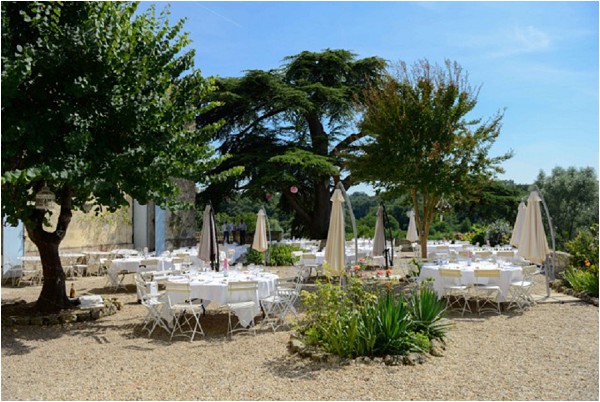 French Chateau wedding reception
