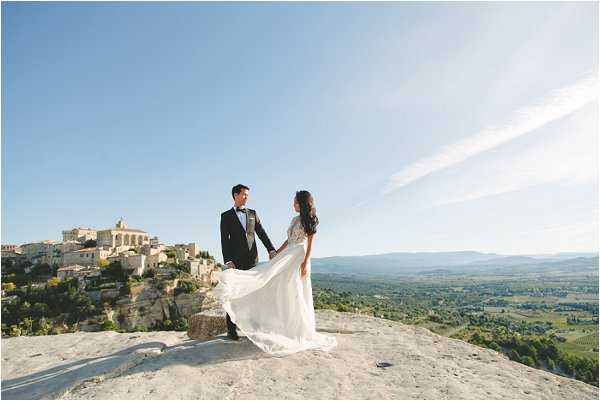 Hand Made bridal gown floats in the breeze