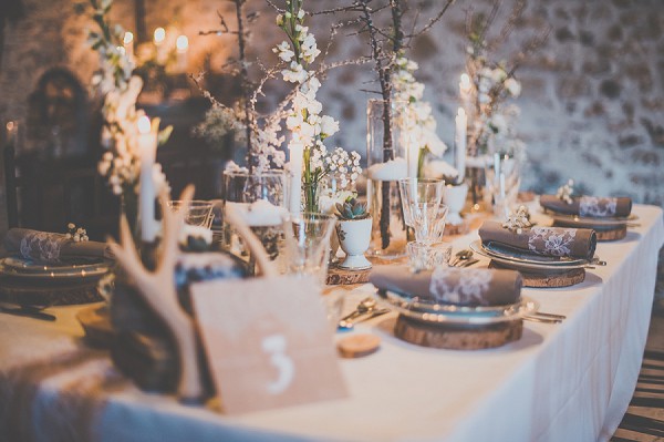 winter wedding table ideas