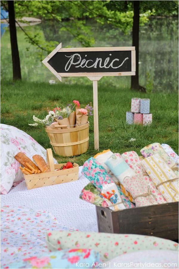 Pre wedding guest picnic