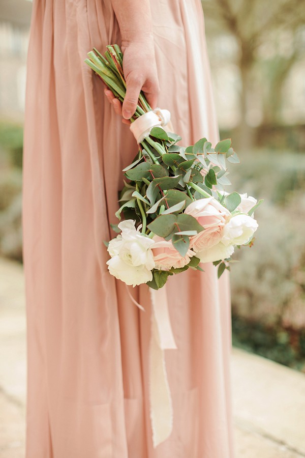 Romantic Bridal Bouquet With Ribbon