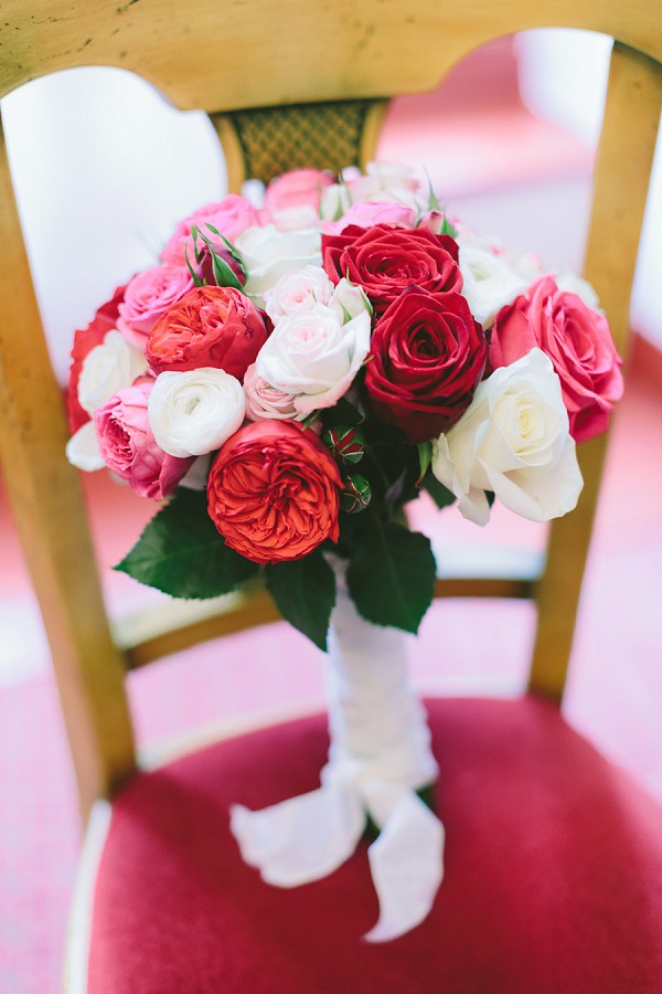 Rose wedding bouquet