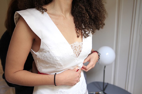 Sandra Cortana wedding dress
