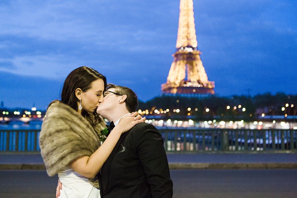 Eiffel Tower First Kiss