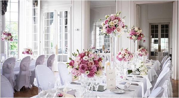 Elegant wedding tablescapes