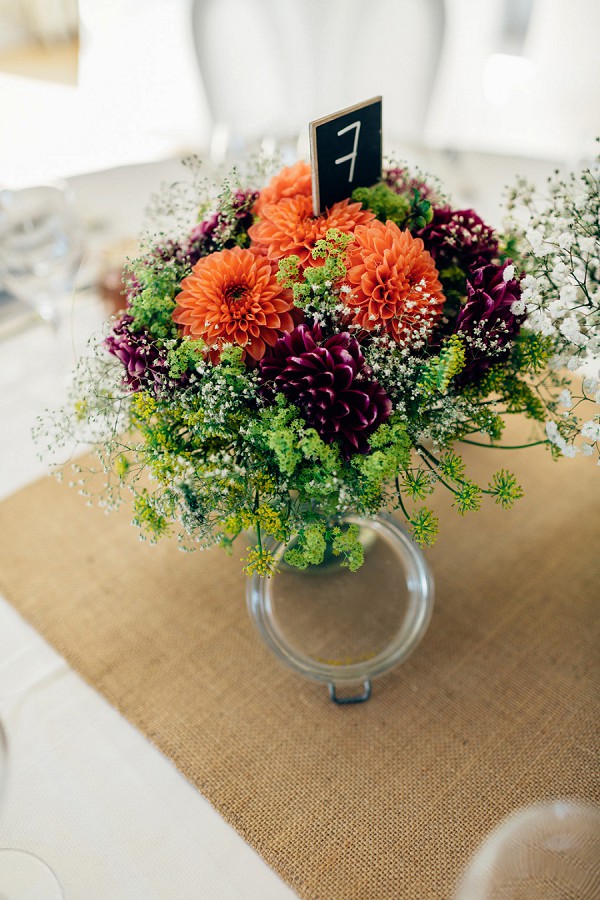 dahlia wedding flowers