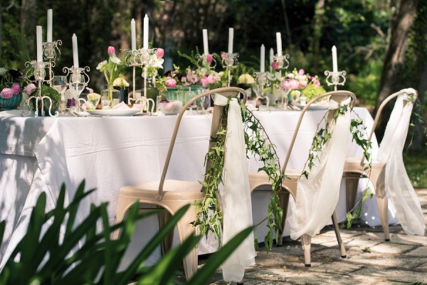 garden party wedding inspiration
