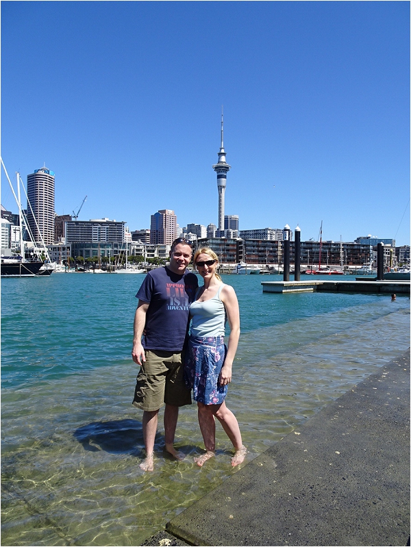 Mat and Holle in Auckland