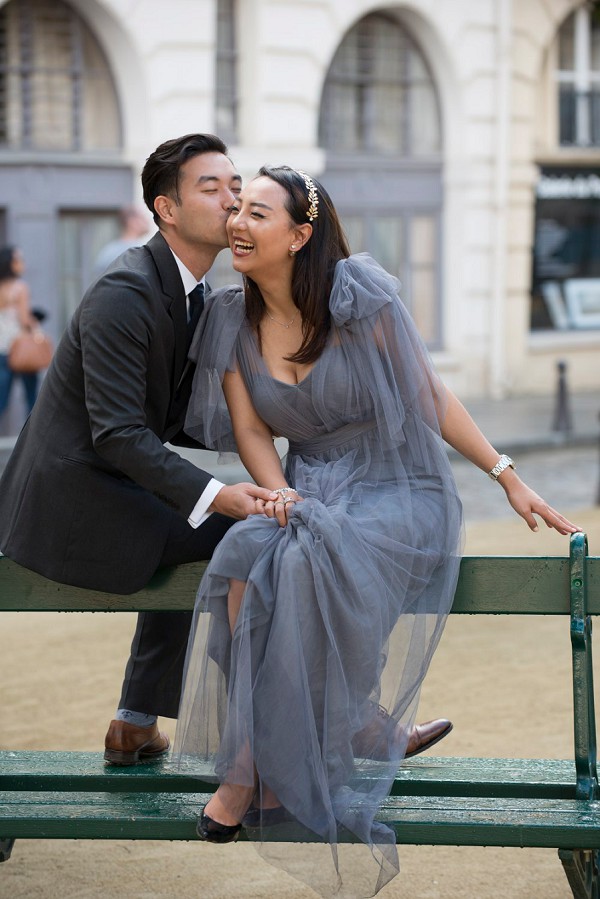 Engagement shoot in Paris